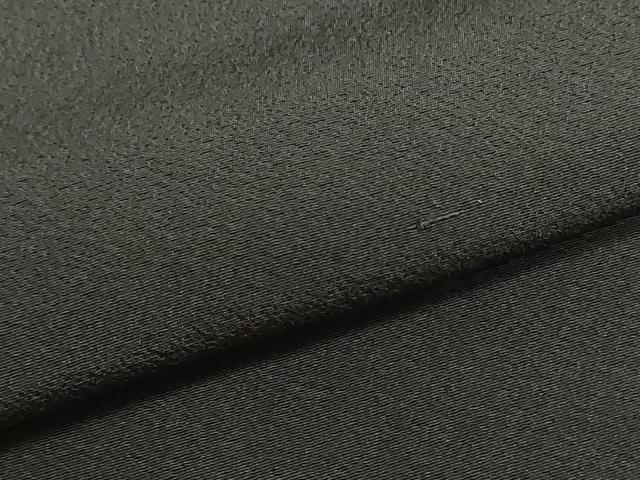 平和屋着物▼羽織・コート 黒紋付 黒反物 羽尺 逸品 未使用 DABJ9766we