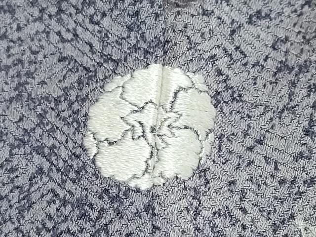 平和屋着物●訪問着 駒刺繍 流水草花文 金彩 正絹 逸品 DABK0046ud