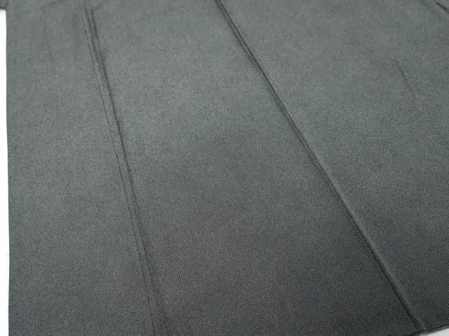 平和屋着物●江戸小紋 鮫小紋柄 黒地 正絹 逸品 DABK0096ud