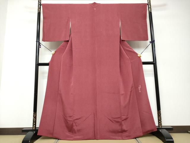 平和屋着物●江戸小紋 作家物 草木染 鮫小紋柄 正絹 逸品 DABK0102ud