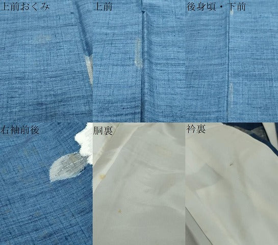 平和屋着物●小千谷紬 舞椿文 証紙付き 正絹 逸品 DABK0110ud