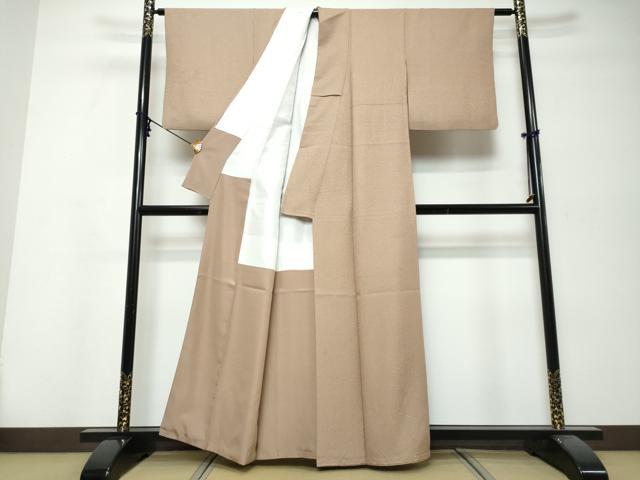 平和屋着物●江戸小紋 作家物 鮫小紋柄 正絹 逸品 DABK0127ud