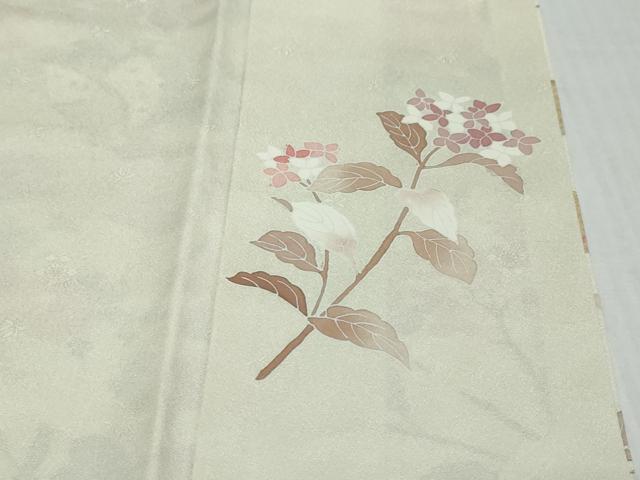平和屋着物●訪問着 駒刺繍 花蝶文 暈し染め 金彩 ますいわ屋扱い 正絹 逸品 DABK0138ud
