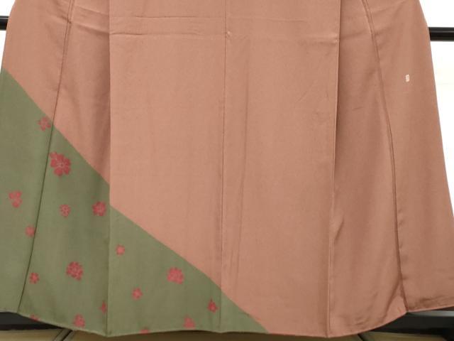 平和屋着物●訪問着 作家物 舞花文 正絹 逸品 DABK0151ud