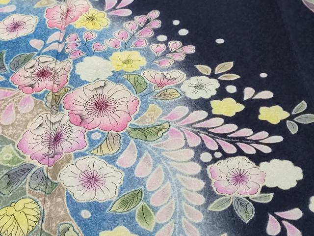 平和屋着物●豪華振袖 辻が花 暈し染め やまと誂製 正絹 逸品 DABK0179ud
