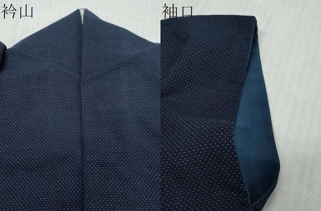 平和屋着物●綿薩摩 木綿 蚊絣 逸品 DABK0203ud