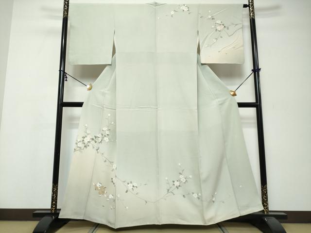 平和屋着物●訪問着 友禅 作家物 童子遊び 暈し染め 正絹 逸品 DABK0265ud
