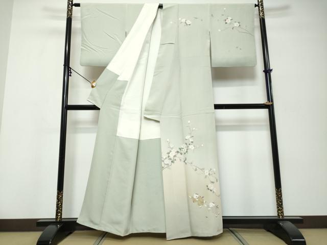 平和屋着物●訪問着 友禅 作家物 童子遊び 暈し染め 正絹 逸品 DABK0265ud