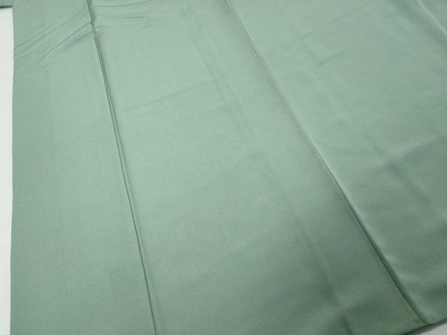 平和屋着物●上質な色無地 錆青磁色 正絹 逸品 DABK0276ud