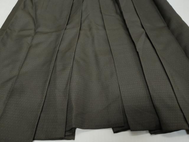 平和屋着物●男性 馬乗り袴 亀甲文 正絹 逸品 DABK0342ud