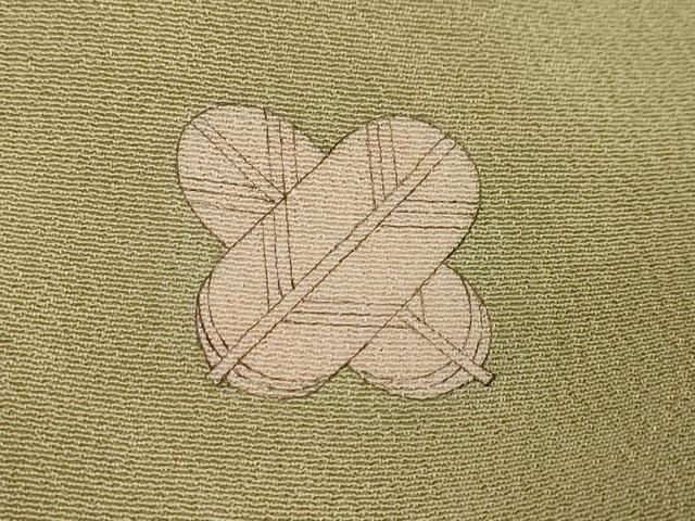 平和屋本店●アンティーク 大正ロマン 振袖 駒刺繍 鼓草花文 正絹 逸品 DABK0352ud