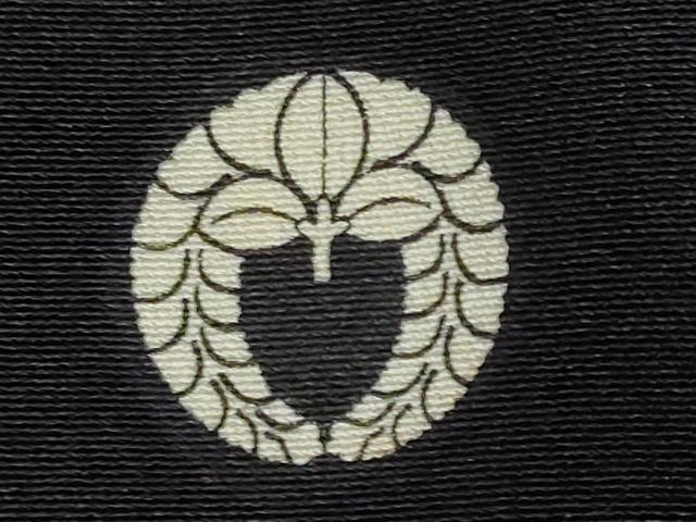 平和屋着物●本加賀友禅作家 百貫華峰 黒留袖 飛鶴草花文 正絹 逸品 DABK0374ud