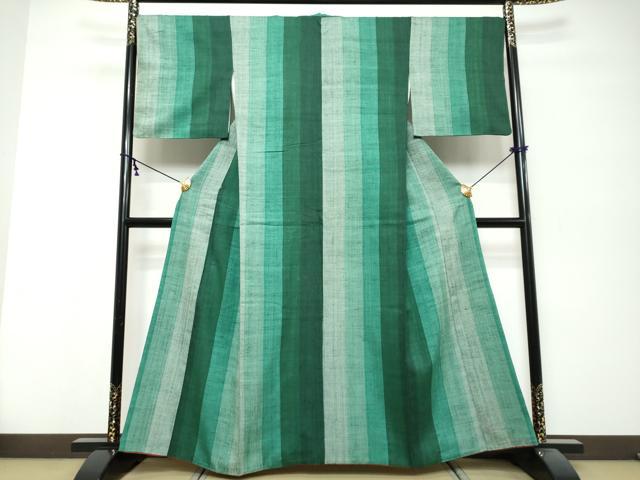 平和屋着物●上質な紬 間道 正絹 逸品 DABK0379ud