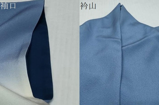 平和屋着物●訪問着 草花文 暈し染め 金彩 鈴乃屋扱い 正絹 逸品 DABK0390ud