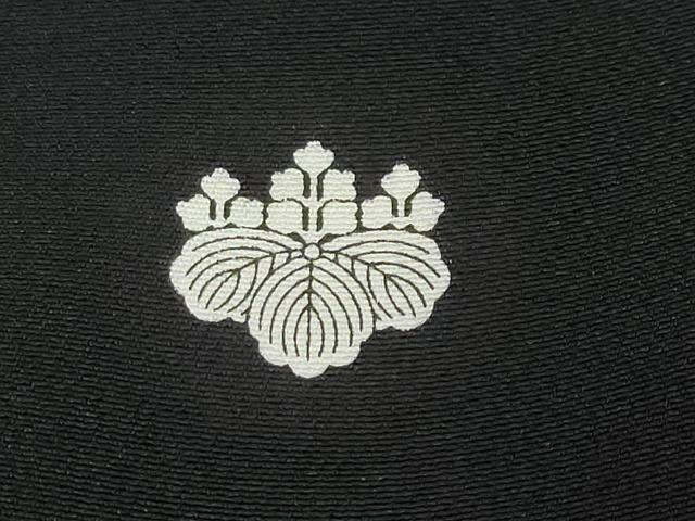 平和屋着物●豪華黒留袖 駒刺繍 扇面飛鶴御所車草花文 金彩 正絹 逸品 DABK0405ud