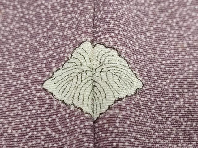 平和屋着物●江戸小紋 舞花文 正絹 逸品 DABK0491ud