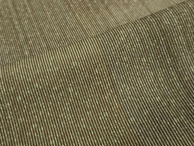 平和屋着物●手染屋 吉兵衛 小紋 霞格子文 反端付き 正絹 逸品 DABK0506ud
