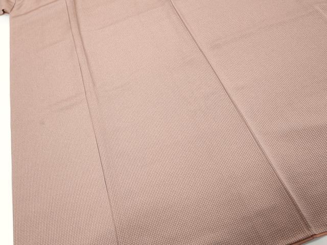 平和屋着物●江戸小紋 角通し 反端付き 正絹 逸品 DABK0508ud