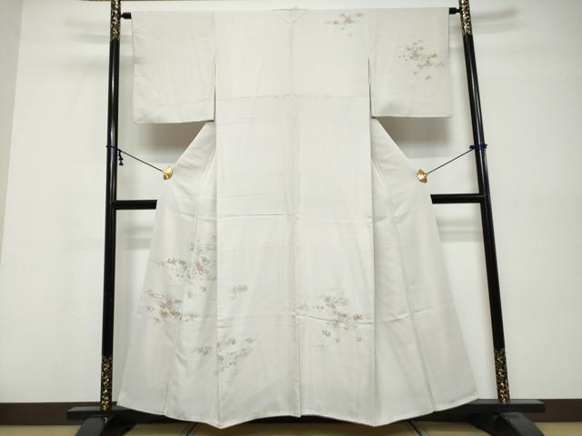 平和屋着物●創業460年・千總 訪問着 吉祥宝尽くし花文 金彩 伊勢丹扱い 正絹 逸品 DABK0519ud