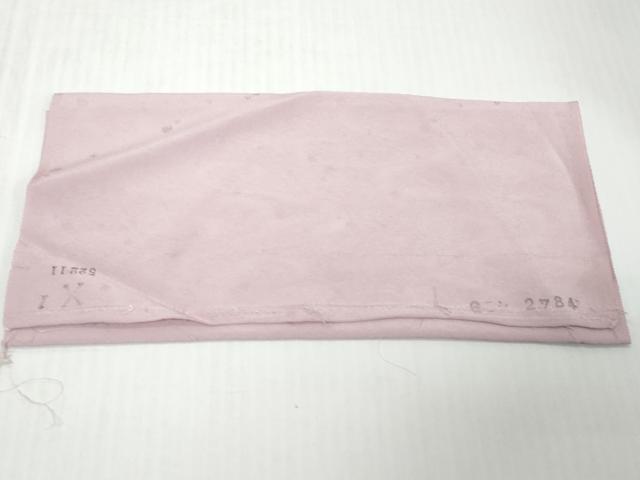 平和屋着物●上質な色無地 箔散らし地紋 紅藤色 反端付き 正絹 逸品 未使用 DABK0549ud