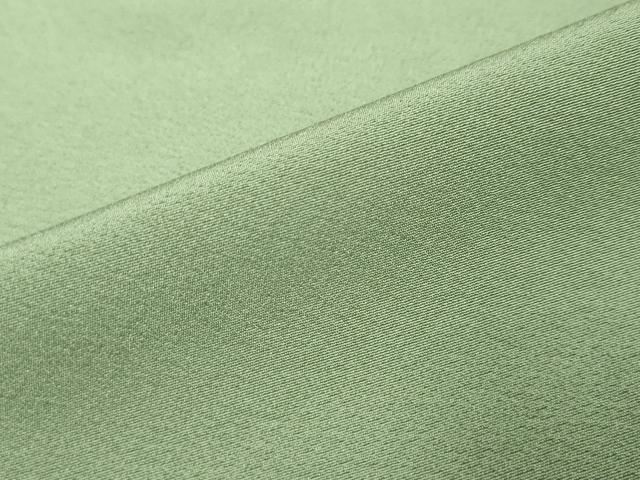 平和屋着物●上質な色無地 柳色 正絹 逸品 DABK0692ud