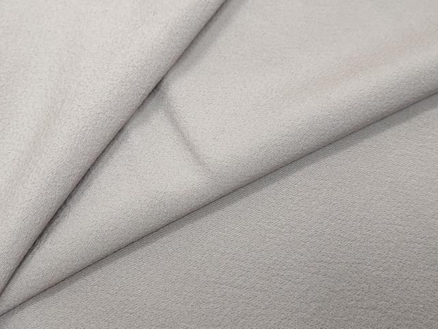 平和屋着物●上質な色無地 牡丹鼠色 正絹 逸品 DABK0761ud