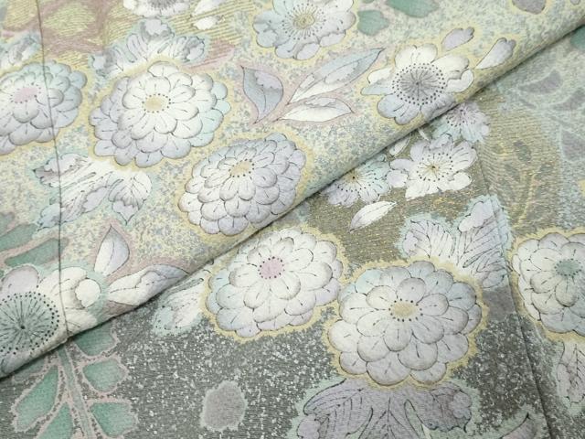 平和屋着物●訪問着 辻が花 暈し染め 金銀彩 正絹 逸品 DABK0789ud