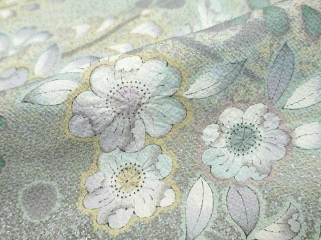 平和屋着物●訪問着 辻が花 暈し染め 金銀彩 正絹 逸品 DABK0789ud