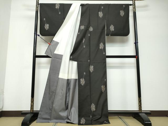 平和屋着物●本場大島紬 9マルキ 童子遊び 正絹 逸品 DABK0797ud