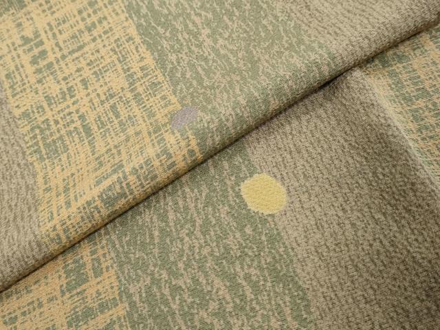平和屋着物●上質な小紋 箔散らし 正絹 逸品 DABK0846ud