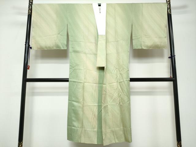 平和屋着物●長襦袢 無双仕立て 無双仕立て 鱗文様 暈し染め 正絹 逸品 未使用 DABK0847ud