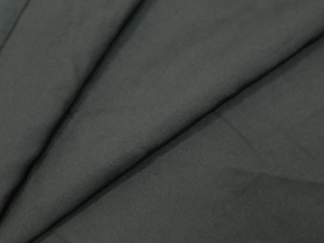 平和屋着物●男性 黒紋付 正絹 逸品 DABK0861ud