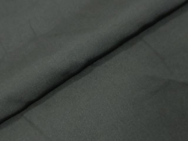 平和屋着物●男性 黒紋付 正絹 逸品 DABK0861ud