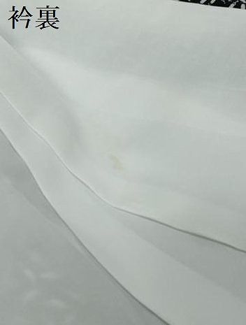 平和屋着物●洗える最高級着物 <英>はなぶさ謹製 小紋 成り物 唐辛子 黒地 洗える着物 DABK0865ud