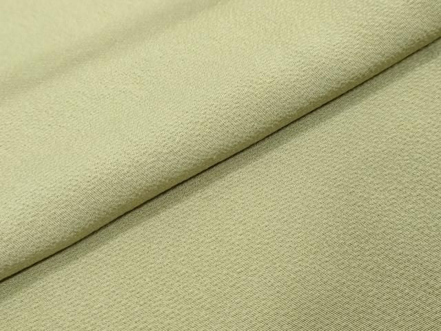 平和屋着物●染師 故・山代谷隆 色無地 抹茶色 正絹 逸品 DABK0880ud