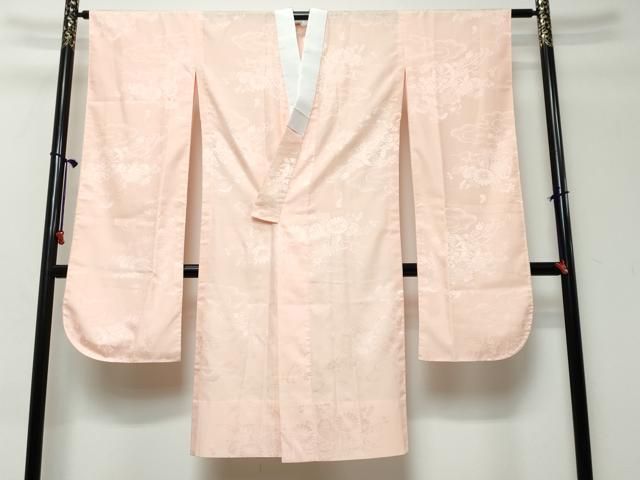 平和屋着物●豪華振袖・長襦袢(無双仕立て)セット 駒刺繍 流水花車文 暈し染め 正絹 逸品 DABK0940ud