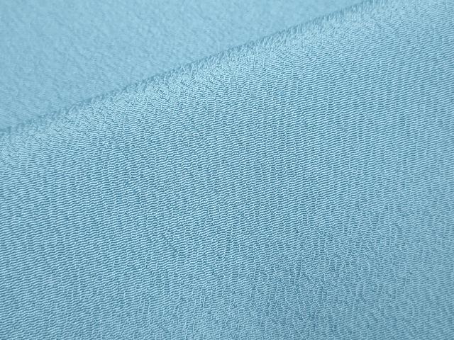平和屋着物▽男性 単衣 色無地 勿忘草色 洗える着物 DABK1079cd