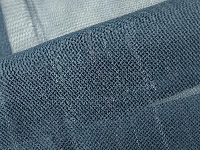 平和屋着物▽道行コート スリーシーズン 春夏秋 塵除け 縞 ロング丈 正絹 逸品 DABK1161cd