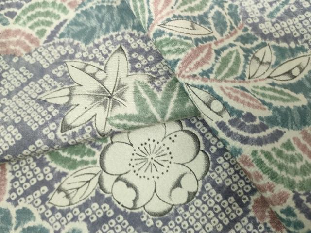 平和屋着物▽上質な小紋 単衣 辻が花 正絹 逸品 DABK1269cd