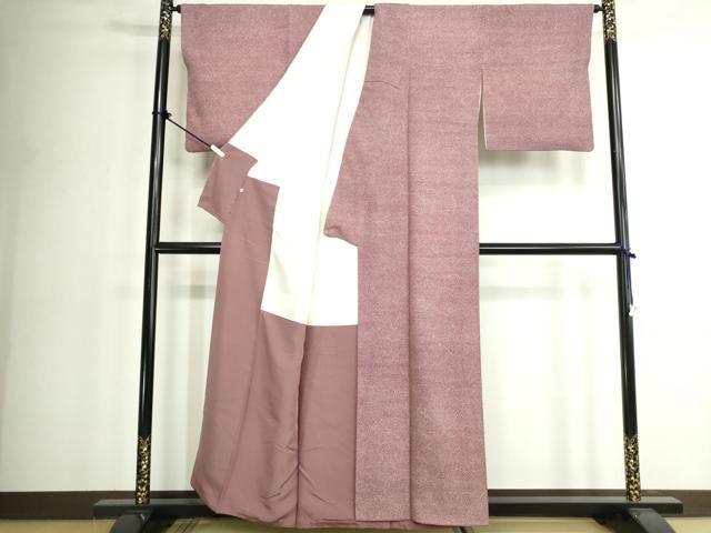 平和屋着物■江戸小紋 霞文 高島屋扱い 正絹 逸品 DABK1312cd