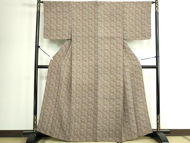 平和屋着物■伝統工芸士 関正三郎 小紋 花尽くし 正絹 逸品 DABK1335cd