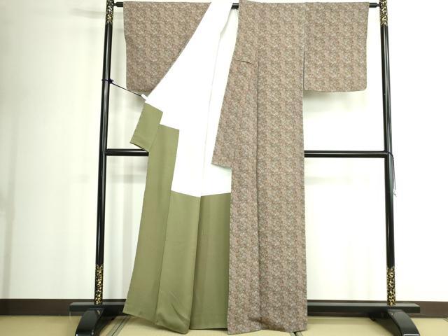 平和屋着物■伝統工芸士 関正三郎 小紋 花尽くし 正絹 逸品 DABK1335cd