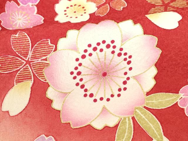 平和屋着物●豪華振袖 駒刺繍 舞花 牡丹 暈し染め 金彩 正絹 逸品 DABK2006op