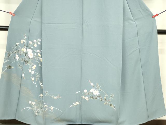 平和屋着物●訪問着 草花 金彩 正絹 逸品 DABK2029op