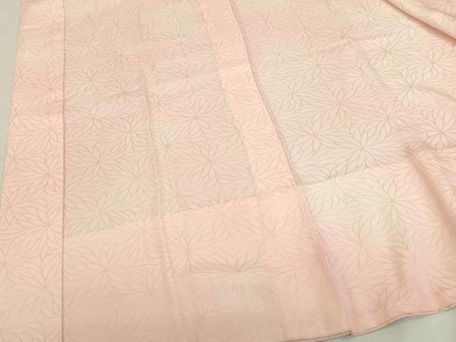 平和屋着物●振袖用長襦袢 無双仕立て 菊地紋 暈し染め 正絹 逸品 DABK2040op
