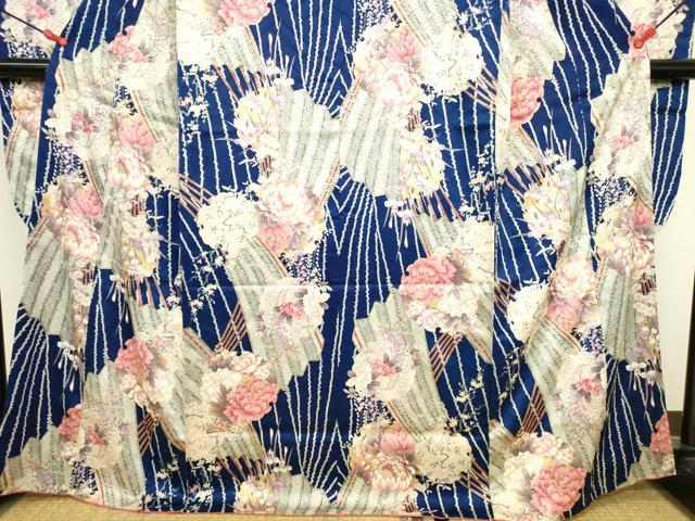 平和屋着物●豪華振袖 檜扇花文 金彩 やまと誂製 正絹 逸品 DABK2054op