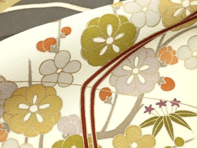 平和屋着物●豪華色留袖 駒刺繍 花文箱 暈し染め 金彩 さが美扱い ロング丈 正絹 逸品 DABK2067op