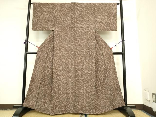 平和屋着物●人間国宝 南部芳松 突彫り 小紋 宝尽くし 正絹 逸品 DABK2115op