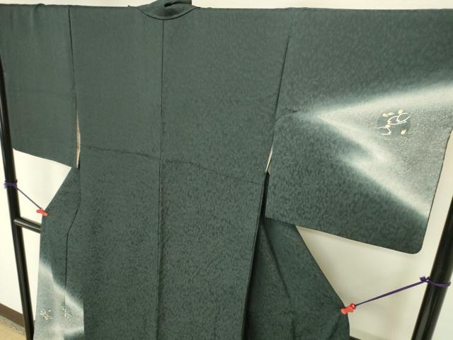平和屋着物●林淳一 訪問着 舞桜文 暈し染め 金糸 正絹 逸品 DABK2121op