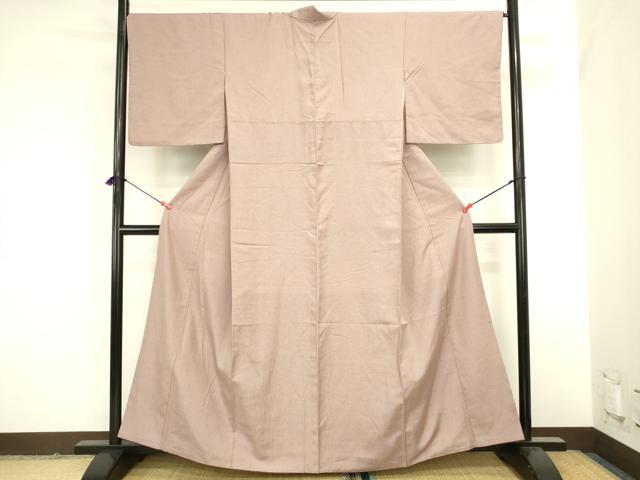 平和屋着物●結城紬 鴇浅葱色 正絹 逸品 DABK2132op